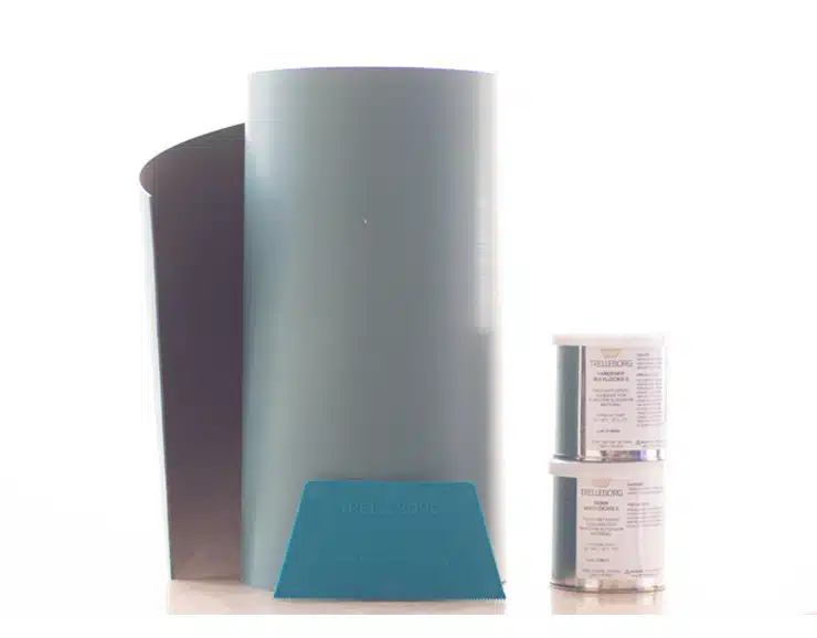 Rollo de Turcite B para calcular pies y adhesivo Waylock II